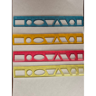 خط کش 20 سانتی شابلون دار